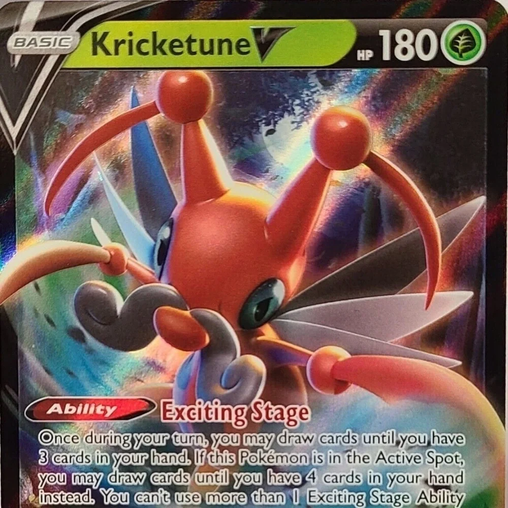 kricketune pokemon card Kricketune V ~ Pokemon Battle Styles ~ Full Art Holo 006/163